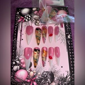 The Flintstones Press on nails M L